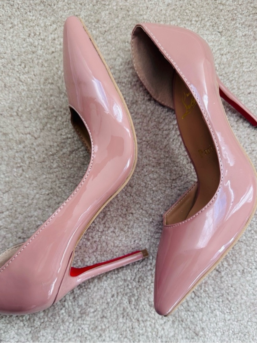 Pink Patent Leather Pointed-Toe Pumps - Picture 4 of 5